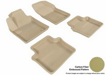 07-10 Sebring (Sedan Only) 3D Maxpider Kagu Floormats - Tan - Set (4-Piece)