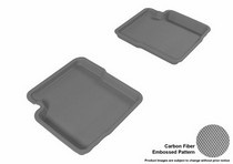 12-13 500 3D Maxpider Kagu Floormat - Gray - Row 2 (2-Piece)