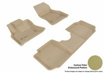 2014 500L 3D Maxpider Kagu Floormat - Tan - Set (1-Piece)