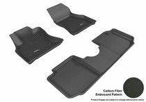 2014 500L 3D Maxpider Kagu Floormat - Black - Set (1-Piece)