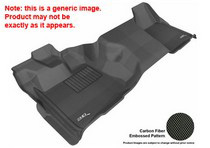 2014 Corolla 3D Maxpider Kagu Floormat - Black - Row 1 (1-Piece)