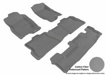 06-10 Explorer (Bench Seat , 2nd Row Without Center Console) 3D Maxpider Kagu Floormats - Gray - Set (4-Piece)