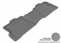 06-10 Explorer (Bench Seat , 2nd Row Without Center Console) 3D Maxpider Kagu Floormat - Gray - Row 2 (1-Piece)