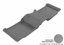 11-14 Explorer (Bench Seat , 2nd Row Without Center Console) 3D Maxpider Kagu Floormat - Gray - Row 2 (1-Piece)