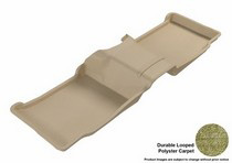 11-14 Explorer (Bench Seat , 2nd Row Without Center Console) 3D Maxpider Classic Floormat - Tan - Row 2 (1-Piece)