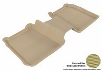 09-14 Flex (With Center Console in 2nd Row, 6 Seats) 3D Maxpider Kagu Floormat - Tan - Row 2 (1-Piece)