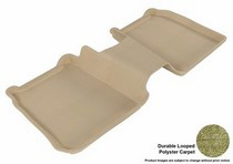 09-14 Flex (With Center Console in 2nd Row, 6 Seats) 3D Maxpider Classic Floormat - Tan - Row 2 (1-Piece)