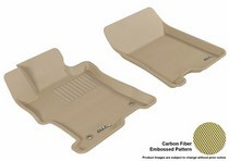 08-12 Accord (Coupe/Sedan) 3D Maxpider Kagu Floormat - Tan - Row 1 (2-Piece)