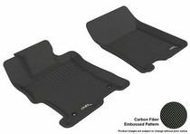 08-12 Accord (Coupe/Sedan) 3D Maxpider Kagu Floormat - Black - Row 1 (2-Piece)