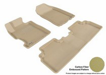 06-11 Civic (Sedan) 3D Maxpider Kagu Floormats - Tan - Set (3-Piece)