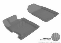 06-11 Civic (Coupe/Sedan) 3D Maxpider Kagu Floormat - Gray - Row 1 (2-Piece)