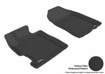 06-11 Civic (Coupe/Sedan) 3D Maxpider Kagu Floormat - Black - Row 1 (2-Piece)