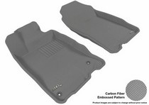 11-14 CR-Z (Only 1st Row) 3D Maxpider Kagu Floormat - Gray - Row 1 (2-Piece)