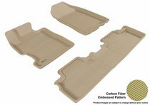 06-11 Civic (Coupe) 3D Maxpider Kagu Floormats - Tan - Set (3-Piece)