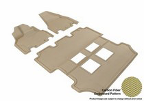 11-14 Odyssey 3D Maxpider Kagu Floormats - Tan - Set (3-Piece)