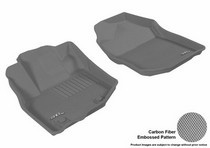 09-13 Fit 3D Maxpider Kagu Floormat - Gray - Row 1 (2-Piece)