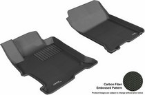 13-14 Accord (Coupe/Sedan) 3D Maxpider Kagu Floormat - Black - Row 1 (2-Piece)