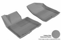 2013 Elantra Gt 3D Maxpider Kagu Floormat - Gray - Row 1 (2-Piece)