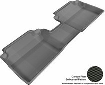 2013 Elantra Gt 3D Maxpider Kagu Floormat - Black - Row 2 (1-Piece)