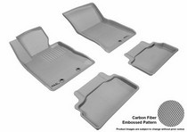 12-13 Genesis Coupe 3D Maxpider Kagu Floormats - Gray - Set (4-Piece)