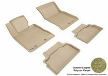 12-13 Genesis Coupe 3D Maxpider Classic Floormats - Tan - Set (4-Piece)