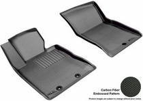 12-13 Genesis Coupe 3D Maxpider Kagu Floormat - Black - Row 1 (2-Piece)