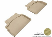 12-13 Genesis Coupe 3D Maxpider Kagu Floormat - Tan - Row 2 (2-Piece)