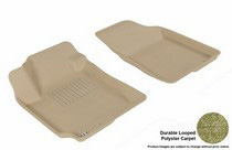 07-10 Elantra (Sedan Only) 3D Maxpider Classic Floormat - Tan - Row 1 (2-Piece)