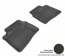 07-10 Elantra (Sedan Only) 3D Maxpider Kagu Floormat - Black - Row 2 (1-Piece)