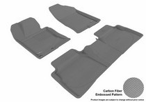 11-13 Sonata 3D Maxpider Kagu Floormats - Gray - Set (3-Piece)