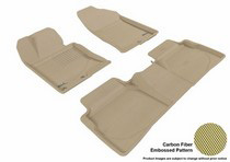 11-13 Sonata 3D Maxpider Kagu Floormats - Tan - Set (3-Piece)