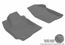 10-13 Forte (Fits Sedan and Hatchback) 3D Maxpider Classic Floormat - Gray - Row 1 (2-Piece)