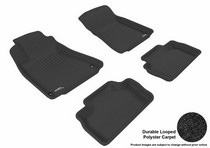 06-13 IS250/350/ISF (Fits Convertible Models, Not AWD) 3D Maxpider Classic Floormats - Black - Set (4-Piece)