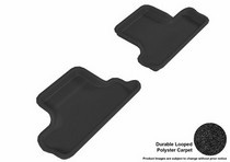 07-14 Cooper/Cooper S (Convertible, Does Does Not Fit Coupe) 3D Maxpider Classic Floormat - Black - Row 2 (2-Piece)