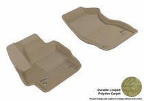 10-13 Mazda3/Mazdaspeed 3  (Sedan/Hatchback) 3D Maxpider Classic Floormat - Tan - Row 1 (2-Piece)