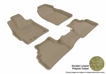 07-12 CX-7 3D Maxpider Classic Floormats - Tan - Set (3-Piece)