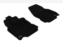 09-13 Cube 3D Maxpider Kagu Floormat - Black - Row 1 (2-Piece)