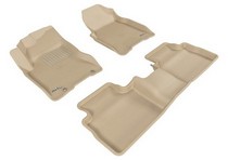 08-13 Rogue 3D Maxpider Kagu Floormats - Tan - Set (3-Piece)