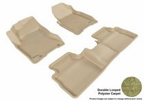 08-13 Rogue 3D Maxpider Classic Floormats - Tan - Set (3-Piece)