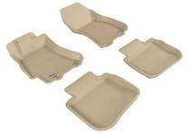 10-14 Legacy 3D Maxpider Kagu Floormats - Tan - Set (4-Piece)