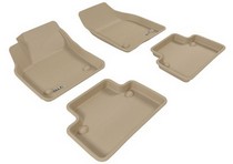 03-11 S40 3D Maxpider Kagu Floormats - Tan - Set (4-Piece)