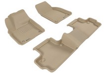 07-13 C30 3D Maxpider Kagu Floormats - Tan - Set (3-Piece)