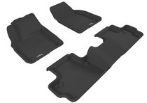 07-13 C30 3D Maxpider Kagu Floormats - Black - Set (3-Piece)