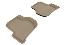 06-13 Golf, 05-10 Jetta 3D Maxpider Kagu Floormat - Tan - Row 2 (2-Piece)