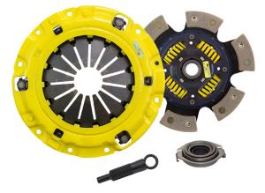 1990-1999 Mitsubishi 3000 GT 4WD, 1991-1999 Dodge Stealth TSI; 3.0L 4WD Turbo ACT Clutch Kit - Heavy Duty Pressure Plate (Race Sprung 6-Pad Disc) 