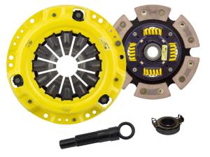 1991-1992 Toyota Corolla; 1.6L Engine, N/A for GTS ACT Clutch Kit - Xtreme Pressure Plate (Race Sprung 6-Pad Disc) 