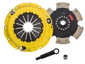 2004-2007 Mazda 3; 2.0L/2.3L Engine, 2006-2007 Mazda 5; 2.3L, 4 Cylinder Engine ACT Clutch Kit - Heavy Duty Pressure Plate (Race Rigid 6-Pad Disc) 