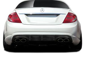 2007-2009 Mercedes CL63 W216 Aero Function Black Series Carbon AF-1 Rear Diffuser (CFP) - 1 Piece