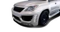 2008-2015 Lexus LX570 (Must be used in conjuction with entire wide body kit) Aero Function AF-1 Wide Body Front Fenders, 2 Piece