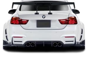 2014-2018 BMW 4 Series F32 Aero Function AF-1 Wide Body Rear Diffuser - 4 Piece ( GFK ) ( Must be used with Couture M4 Look Rear Bumper )